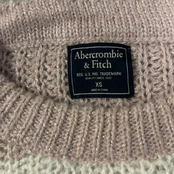 Colorful Striped Abercrombie & Fitch Rib  Knit Sweater - Picture 6 of 9